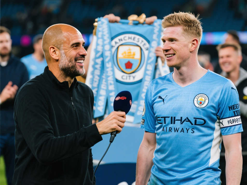 瓜迪奥拉:球队对四连冠斗志昂扬,德布劳内天赋无与伦比 瓜迪奥拉:球队对四连冠斗志昂扬,德布劳内天赋无与伦比