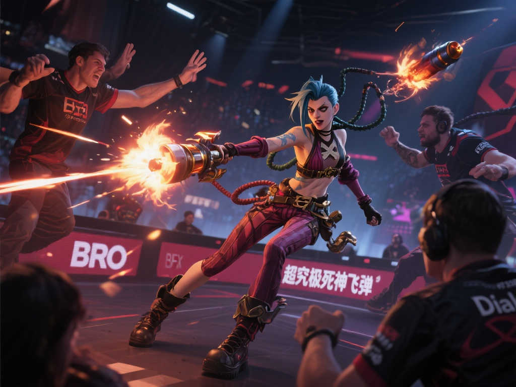 [赛事精华]BFX 对阵 BRO 第三局亮点：Diable 金克斯五杀完美终结比赛