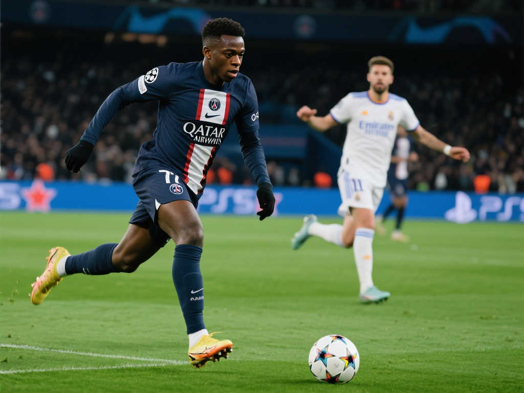 欧冠赛场登贝莱闪耀，12球参与数力压姆巴佩巴黎表现